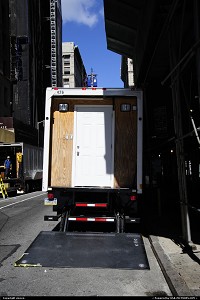 Photo by vincen | New York  manhattan house home door truck delivery